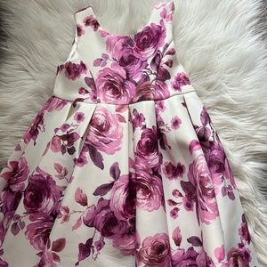Floral scuba dress